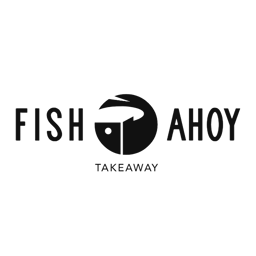 Fish Ahoy Takeaway logo.